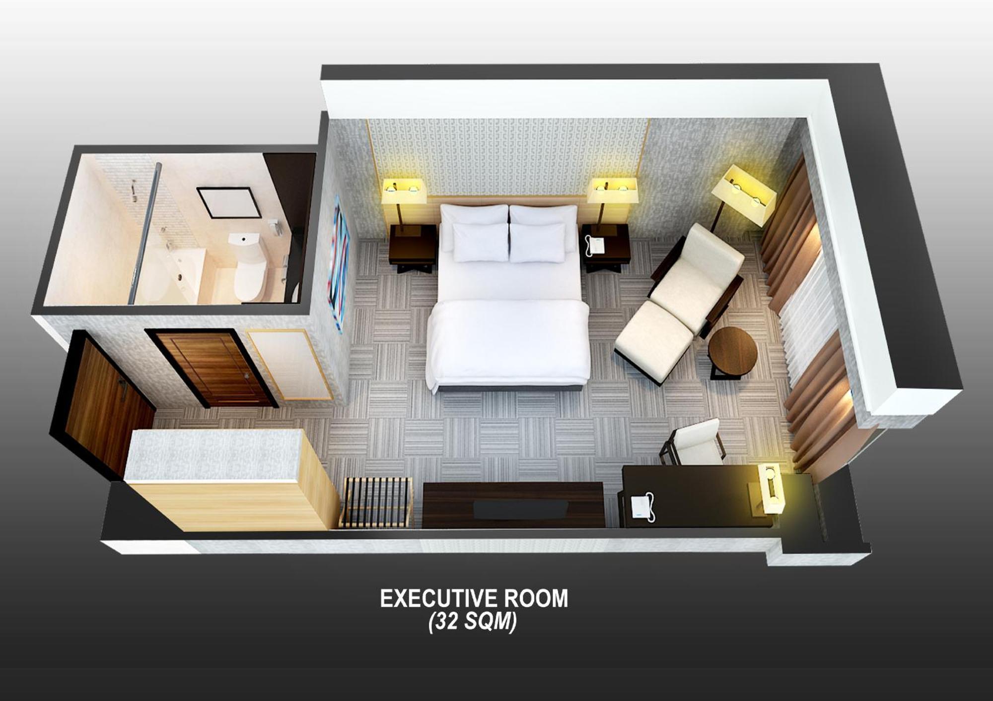 Executive Room 1 King Bed Club Access High Floor
